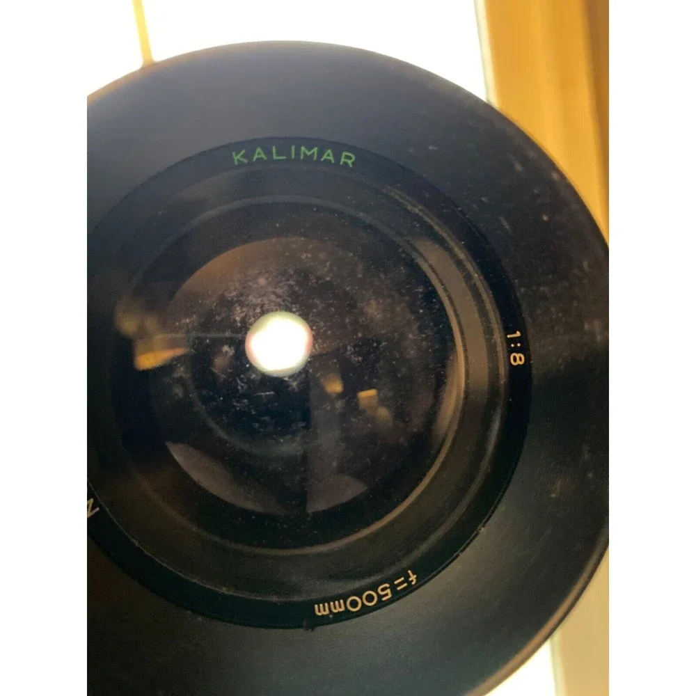 KALIMAR 500mm f/ 8 lens w. tripod adapt, T mount , clean optic , Sn K89103637